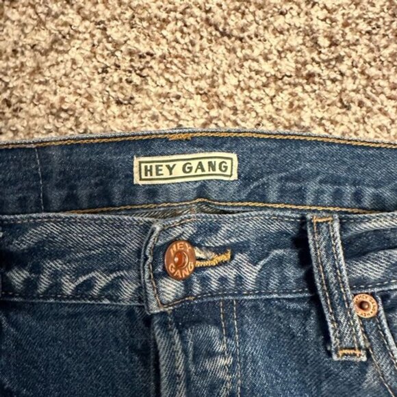 Hey Gang The High Rise Straight Richmond Wash in Blue - Picture 4 of 8